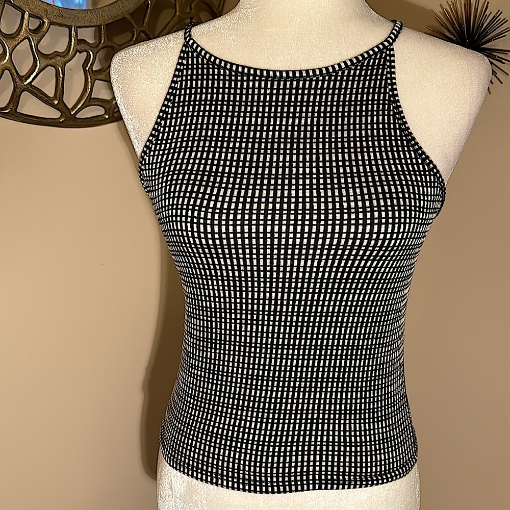 NWT Black & White Tank Top